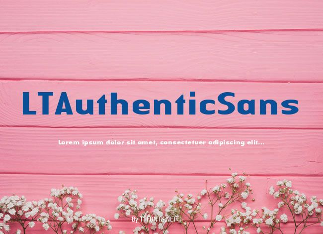 LTAuthenticSans example