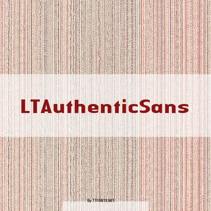 LTAuthenticSans example