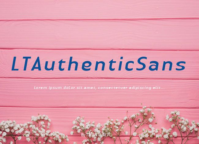 LTAuthenticSans example