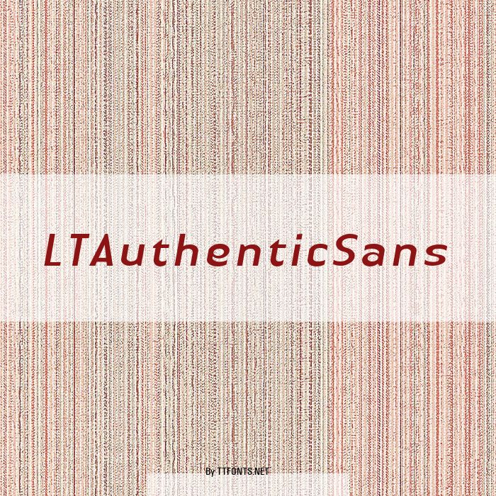 LTAuthenticSans example