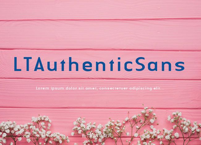 LTAuthenticSans example