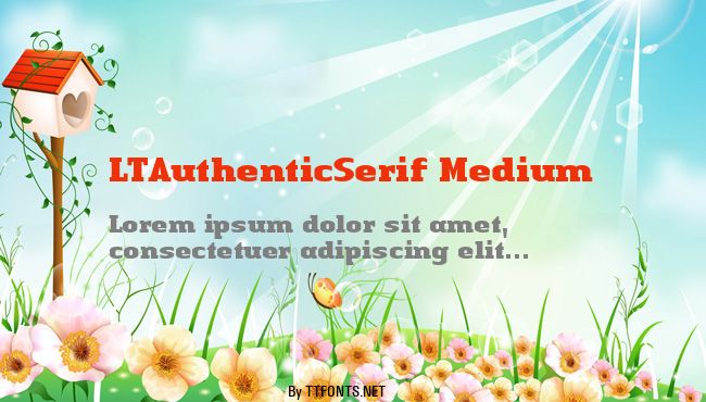LTAuthenticSerif Medium example
