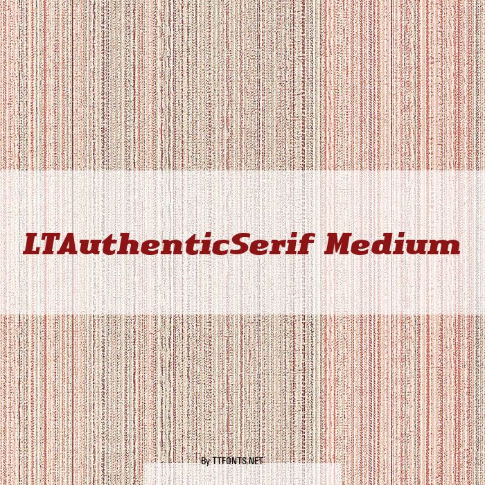 LTAuthenticSerif Medium example