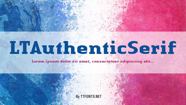 LTAuthenticSerif example