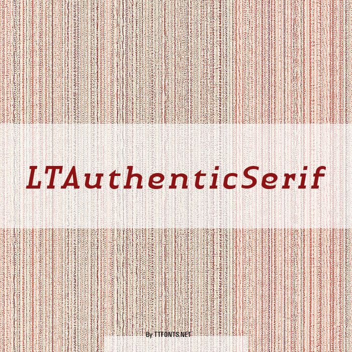 LTAuthenticSerif example