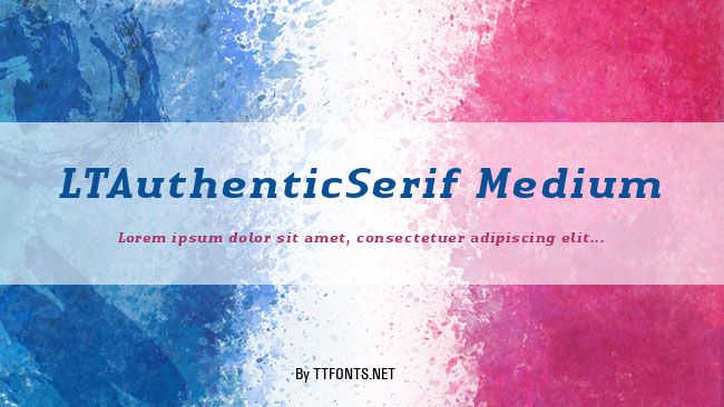 LTAuthenticSerif Medium example