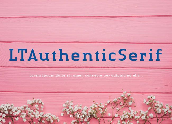 LTAuthenticSerif example
