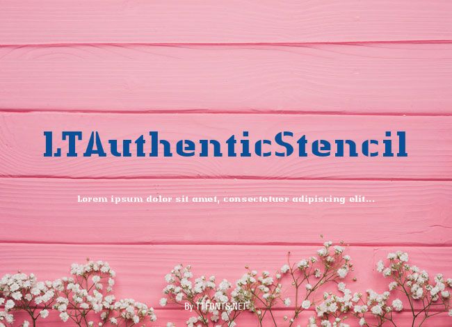 LTAuthenticStencil example