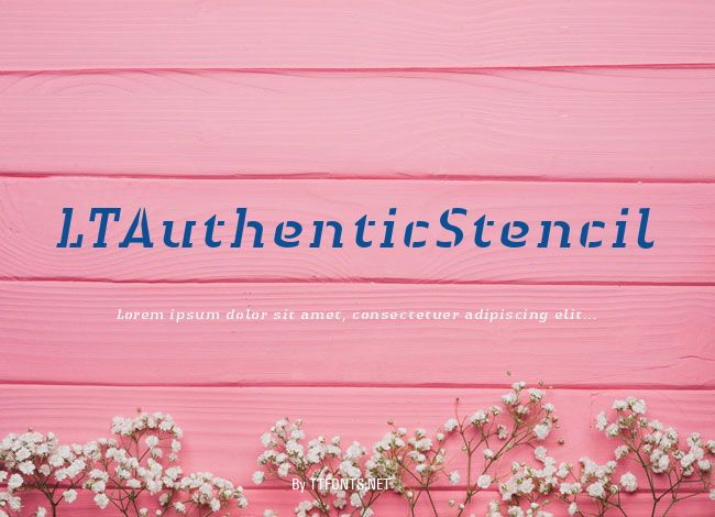 LTAuthenticStencil example