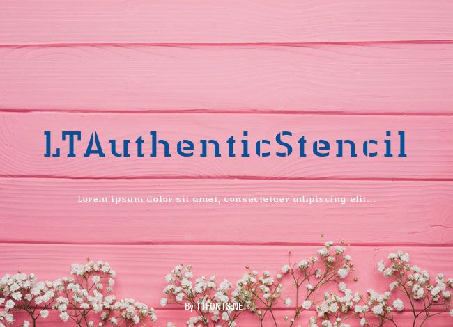 LTAuthenticStencil example