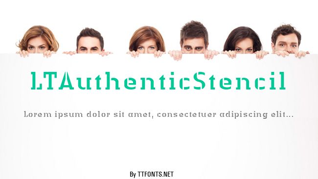 LTAuthenticStencil example