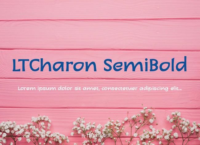 LTCharon SemiBold example