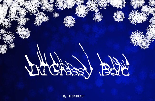 LTGrassy Bold example