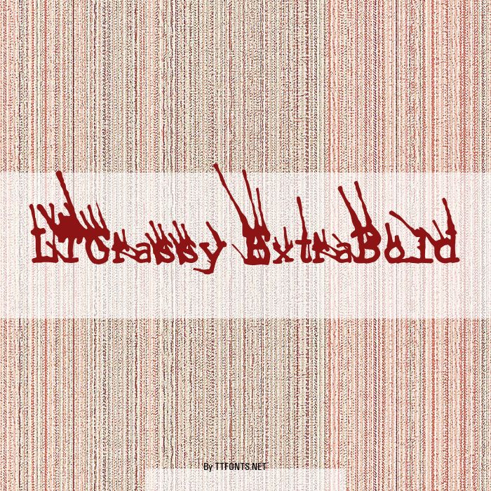 LTGrassy ExtraBold example