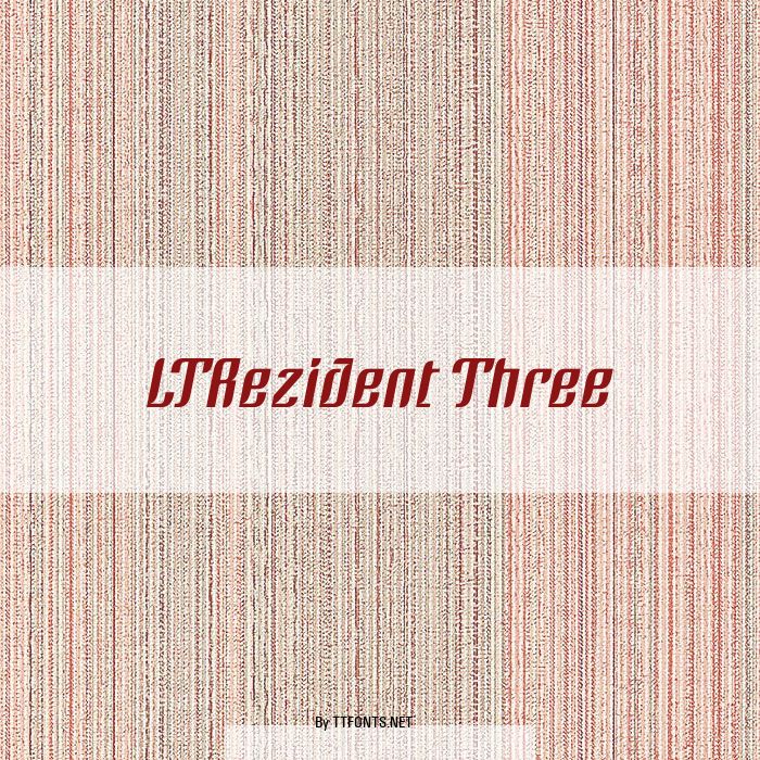 LTRezident Three example