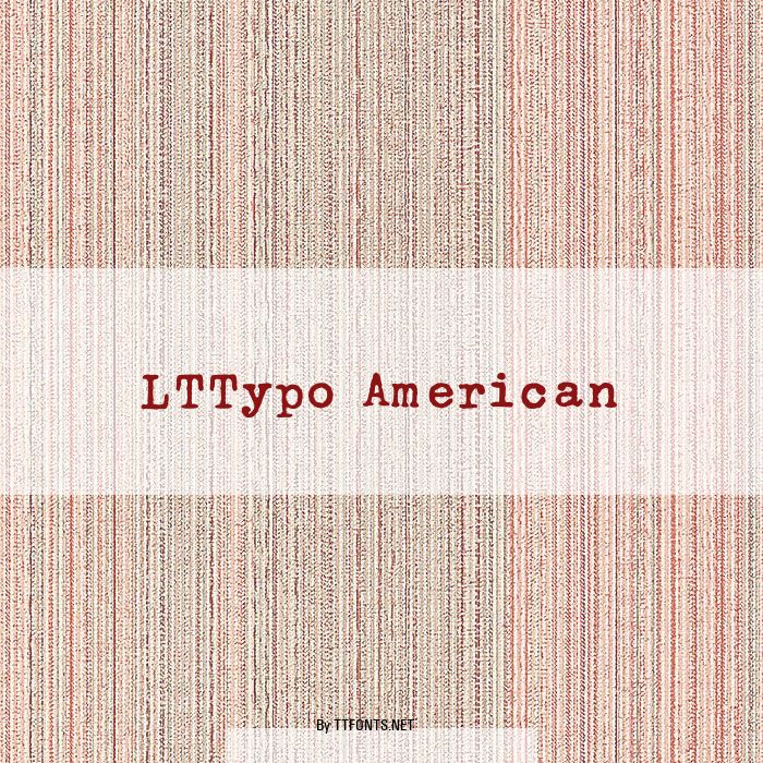 LTTypo American example