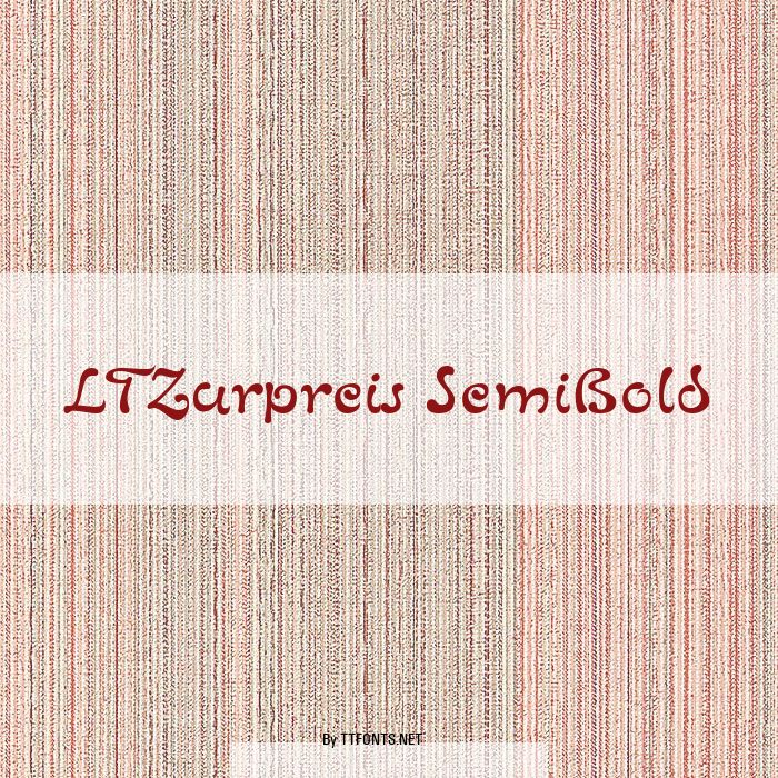 LTZurpreis SemiBold example