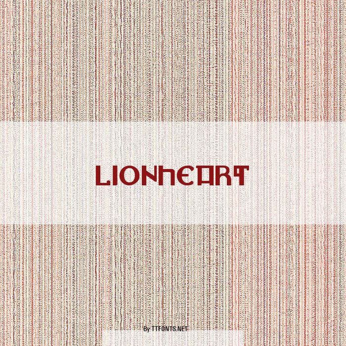 Lionheart example
