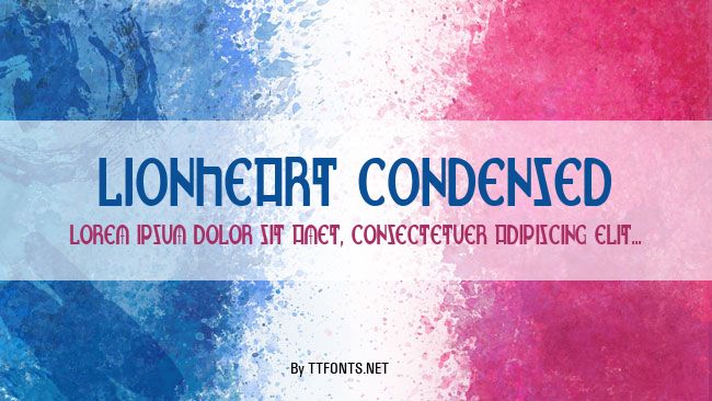 Lionheart Condensed example