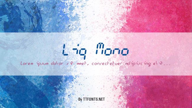 Liq Mono example