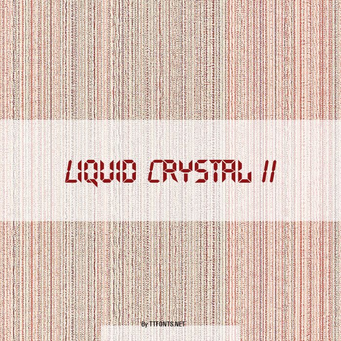 Liquid Crystal II example