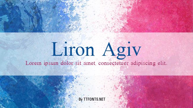 Liron Agiv example