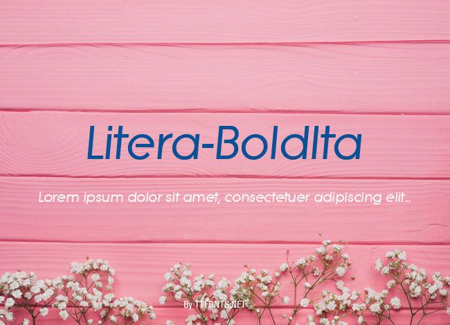 Litera-BoldIta example