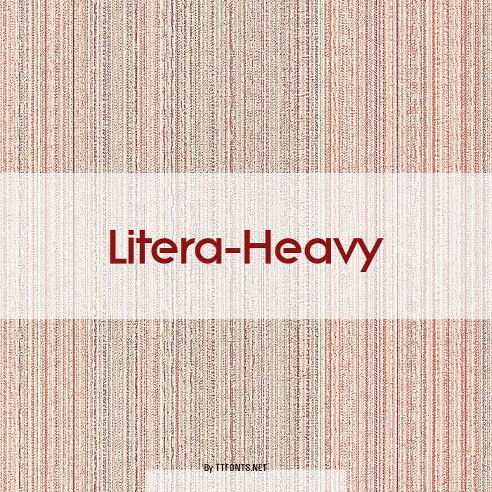 Litera-Heavy example