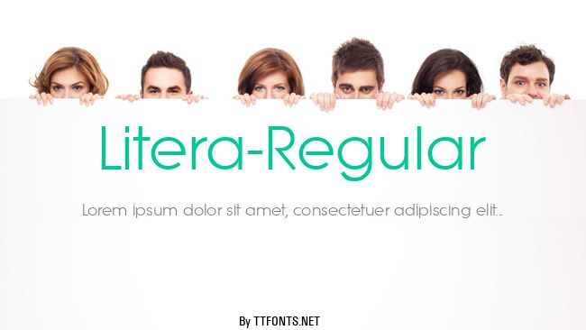 Litera-Regular example