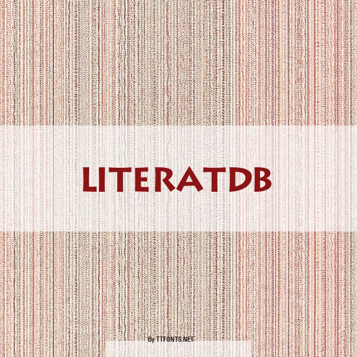LiteratDB example