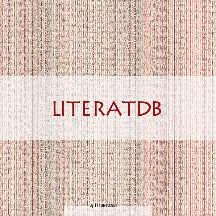 LiteratDB example