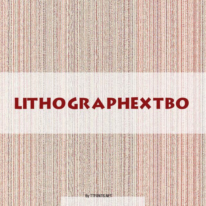 LithographExtBo example