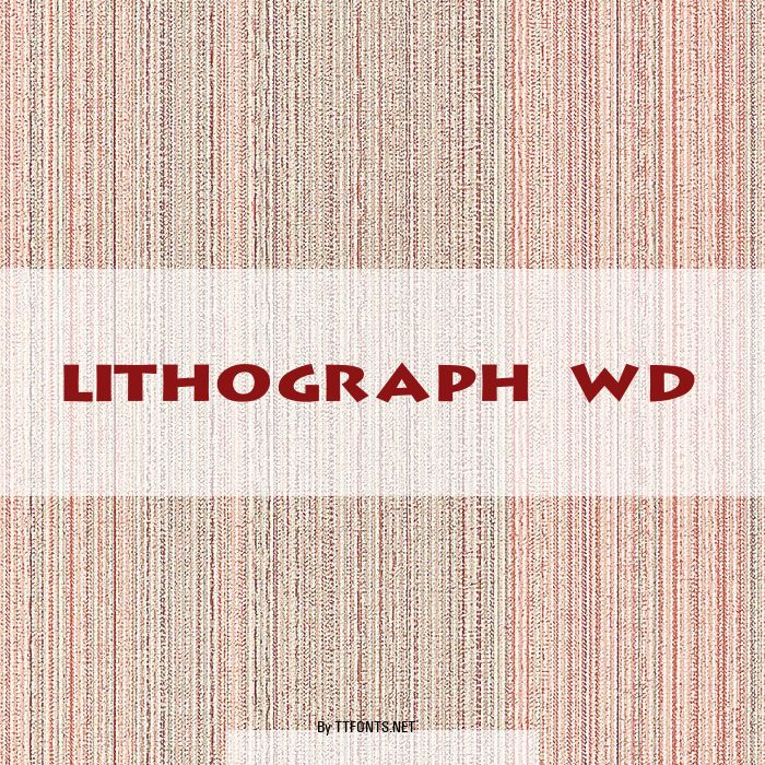 Lithograph Wd example