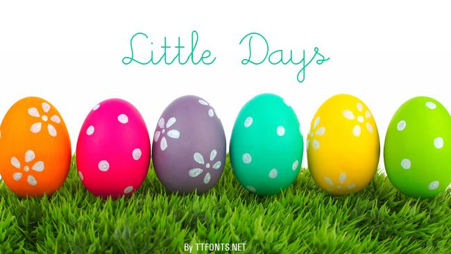 Little Days example