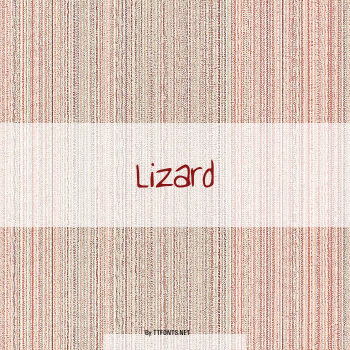 Lizard example