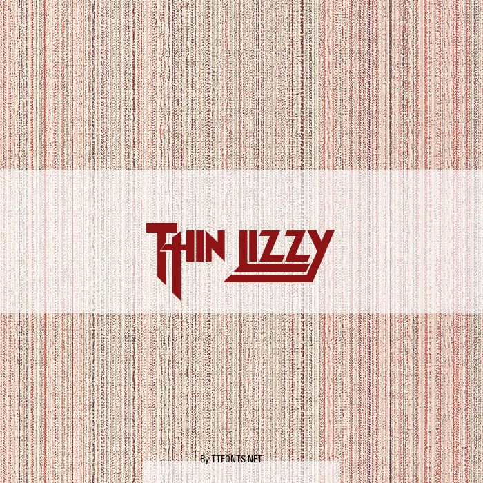Thin Lizzy example