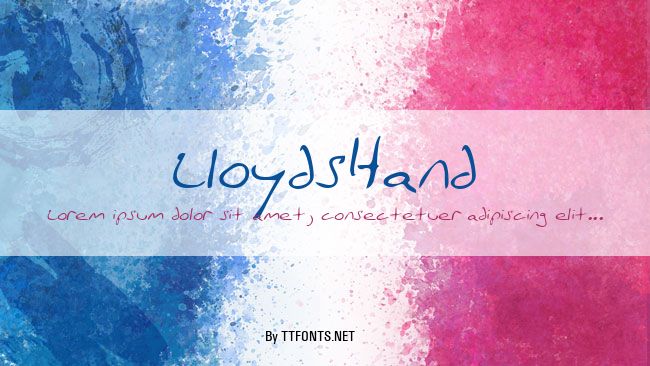 LloydsHand example