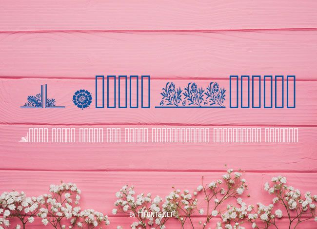 LM Floral Borders example