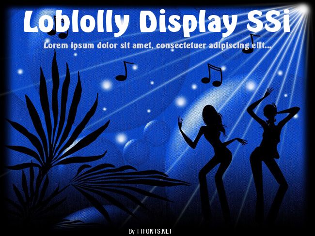 Loblolly Display SSi example