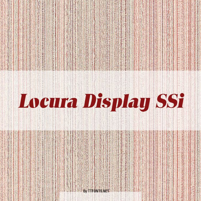 Locura Display SSi example
