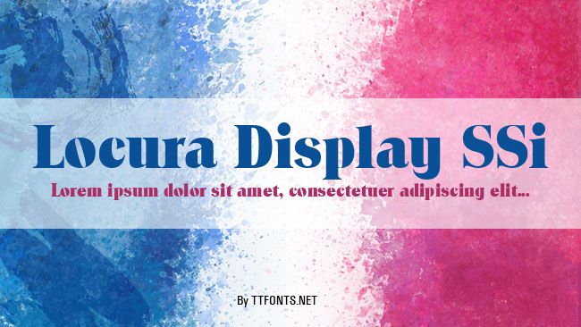 Locura Display SSi example