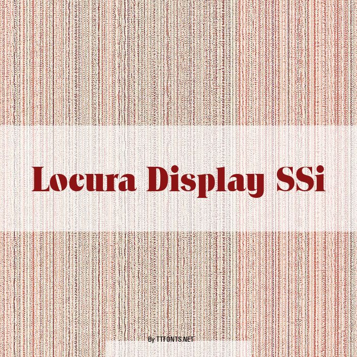 Locura Display SSi example