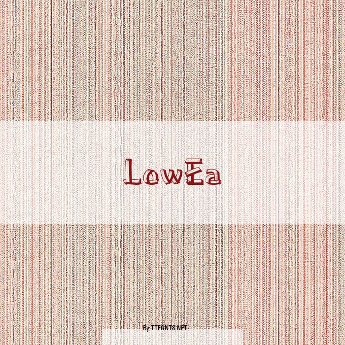 LowEa example