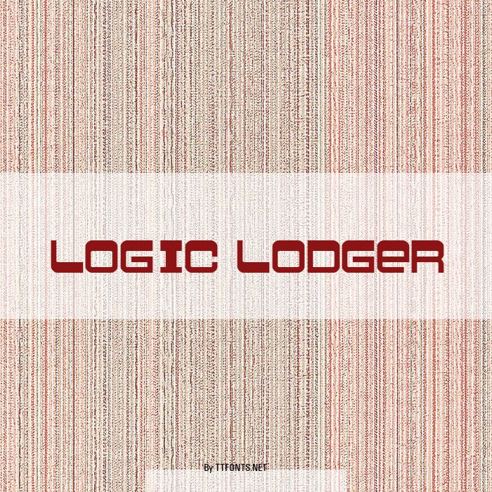 Logic lodger example