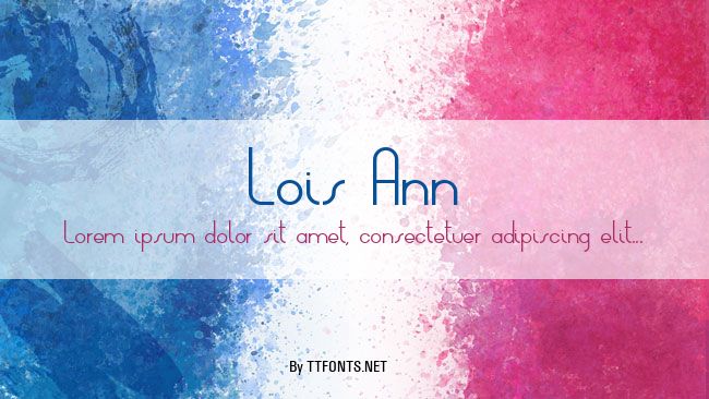 Lois Ann example