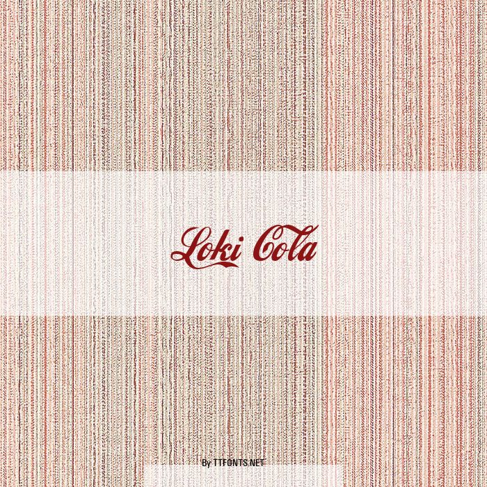 Loki Cola example