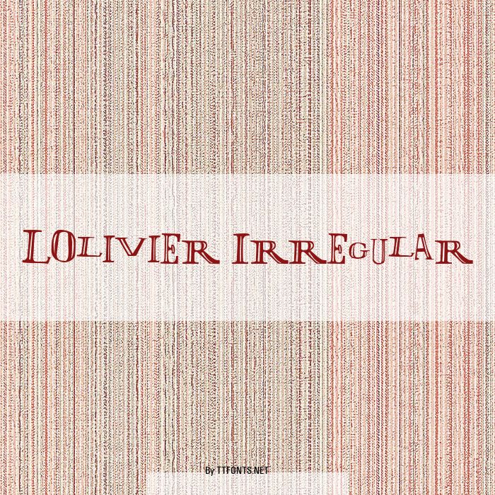 LOlivier Irregular example