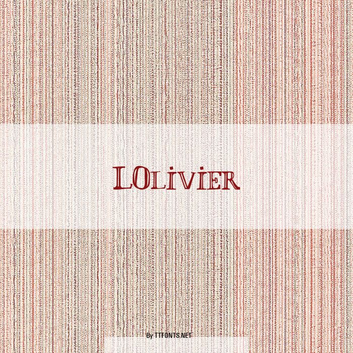 LOlivier example