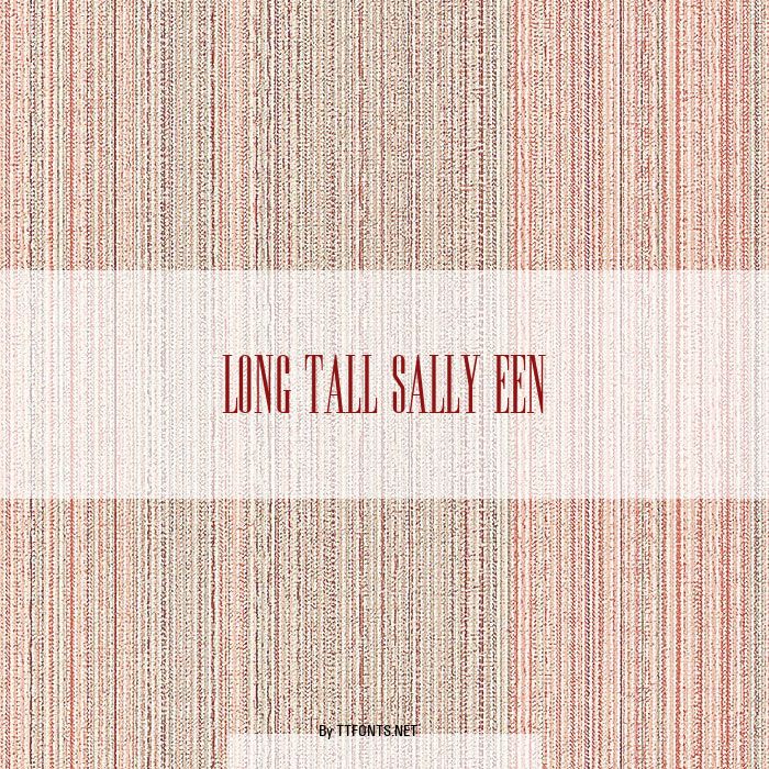Long Tall Sally EEN example