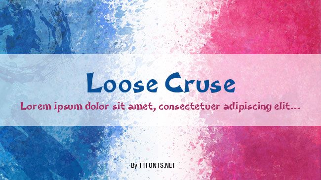 Loose Cruse example